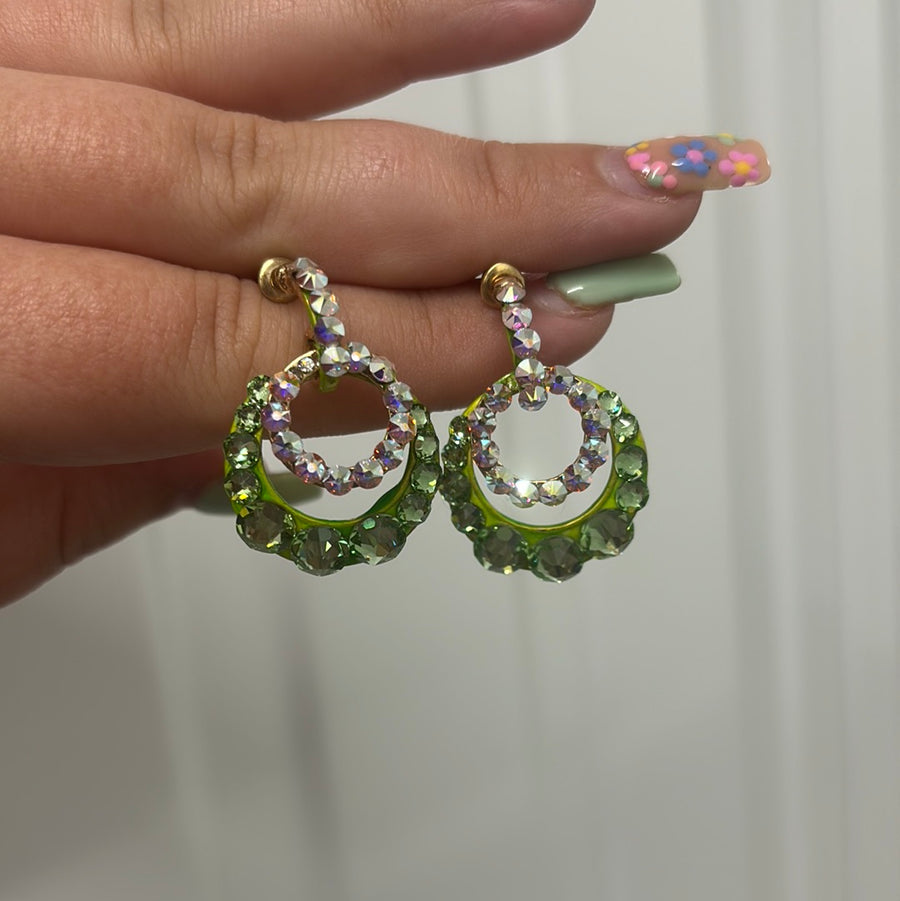 Lou Lou Earrings in Peridot