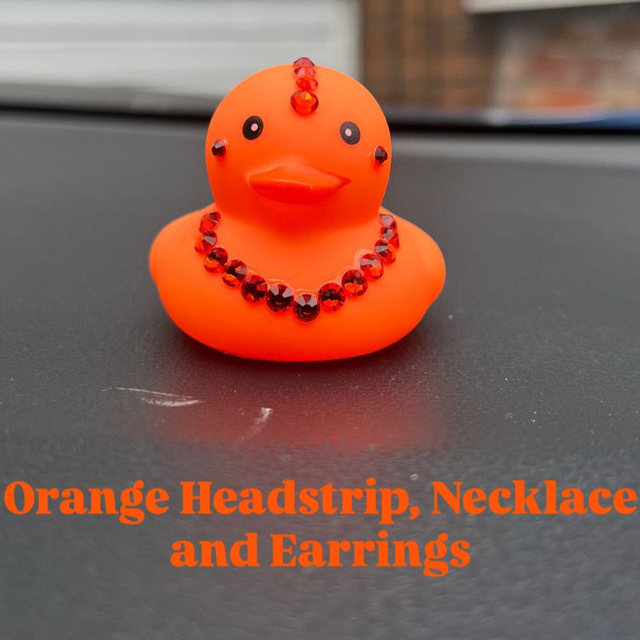 Head Strip, Earrings & Necklace Ducks