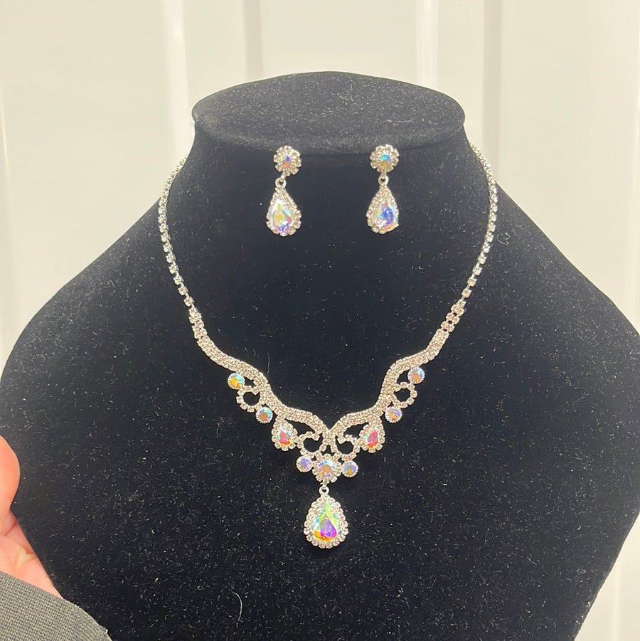 Catherine Crystal AB Necklace
