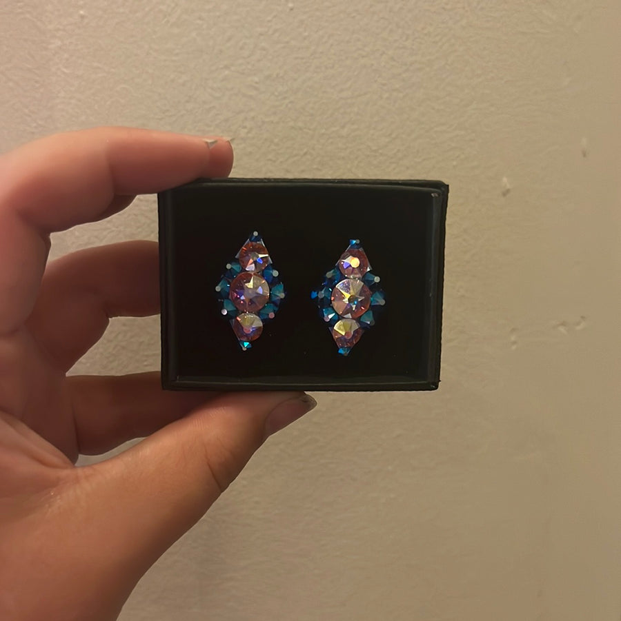 Diandra Earrings in Cobalt