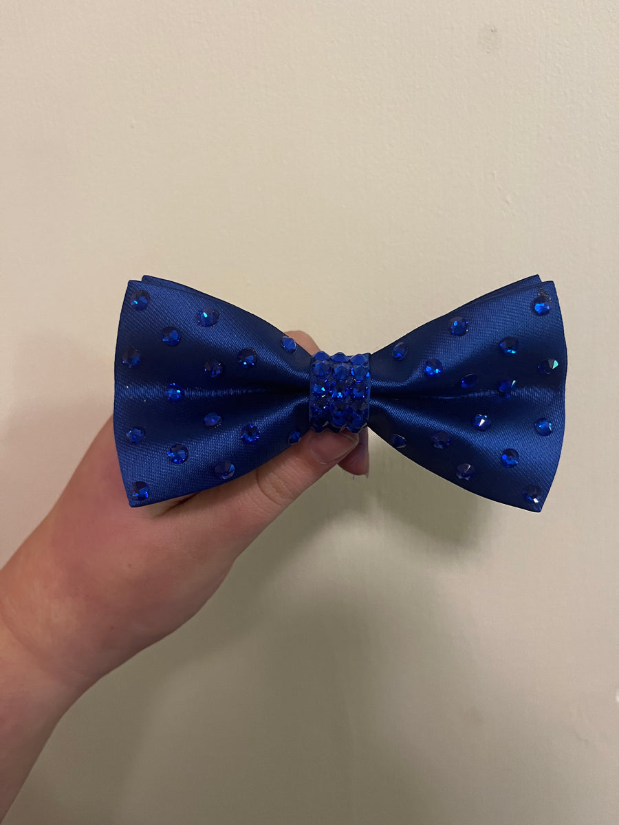 Structured & Scatted Royal Blue Bow tie