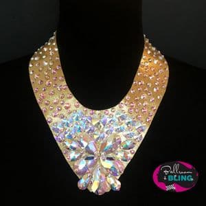 Octavia Gold Crystal AB Necklace