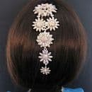 Sunflower Crystal AB Hair Comb